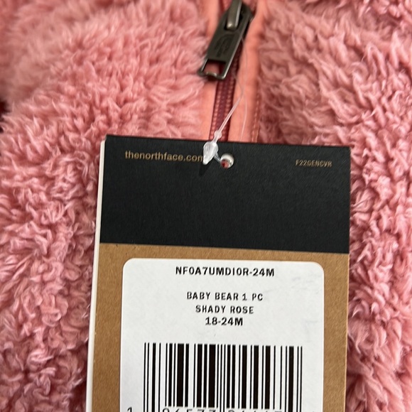 THE NORTH FACE Baby Bear One-Piece pink shepra - Picture 7 of 9